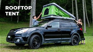 SylvanSport Loft Rooftop Tent turns a car into a camper in 30 seconds [upl. by Shulman937]