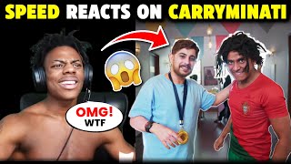 😱 Ishowspeed Reacts to Carryminatis MR BEAST PARODY   CarryMinati  Purav Jha [upl. by Hermes]