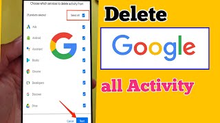 How to Delete all your Google Activity [upl. by Nasia]