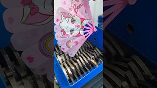 Shredding crunchy and soft things satisfying shredder industrialshredder shredding [upl. by Garv600]