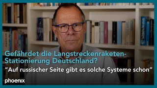 NATO Thomas Wiegold quotSicherheitshalberquot zur Stationierung von Langstreckenraketen in Deutschland [upl. by Ahsiema]