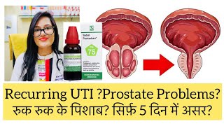 रुक रुक के पिशाबEnlarge Prostate Best Homeopathic Medicine Sabal Pentarkan PTK 75 Homeopathic Drop [upl. by Cypro]