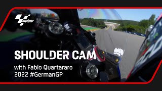 Fabio Quartararos Shoulder Cam  2022 GermanGP [upl. by Nellek]