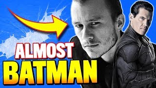 12 Actors Who Were Almost BATMAN [upl. by Aratak]