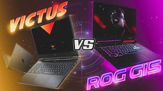 HP Victus Vs Asus ROG Strix G15 Best Laptop Under 90k [upl. by Lily]