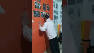 Ejercicio de flexiones en movimiento en pared haremos 4 series 15 repeticiones [upl. by Fawcett35]