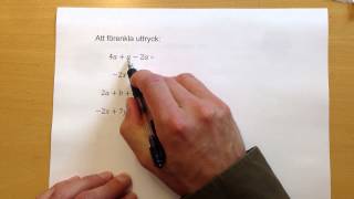 Algebraiska uttryck [upl. by Herson]