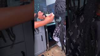 Défi locks transformation capillaire en 1 minute 18 [upl. by Lemmuela]