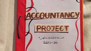 ACCOUNTANCY project class 12 on Dabur Ltd [upl. by Mok]