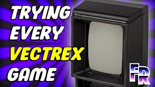 Vectrex 1982 Library  Trying all 29 Games [upl. by Ellenaej443]