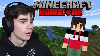 FIRST TIME Playing Hardcore Minecraft [upl. by Gant]