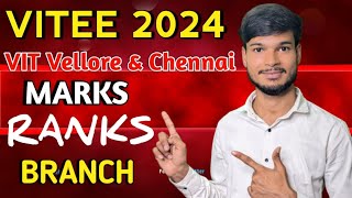 VITEEE 2024 Cutoff Marks vs Rank vs Branch for Vellore amp Chennaiquot [upl. by Acinhoj]