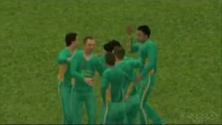 Ashes Cricket 2009 Wii Gameplay Video  Ind v RSA [upl. by Davin]