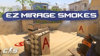 CS2 Mirage  EVERY TSide Smoke in UNDER 2 MINUTES [upl. by Ylloj]