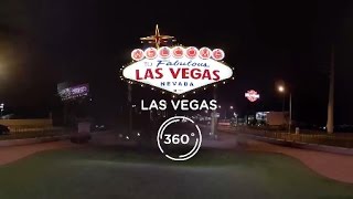 360View of Las Vegas Nevada  Fountains of Bellagio amp Fremont Street [upl. by Yanaj219]