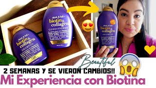 SHAMPOO DE BIOTINA Y COLÁGENO MI EXPERIENCIAQUE MASCARILLA USOCUAL ES LA MEJOR CREMA PARA PEINARME [upl. by Stent]