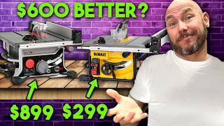 Best Small Table Saw SawStop vs DeWalt Compact Table Saws [upl. by Sasnett906]