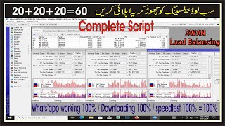 3 WAN Load Balancing in Mikrotik  3 WAN Load Balancing Script  Load Balancing Script [upl. by Trilbi847]