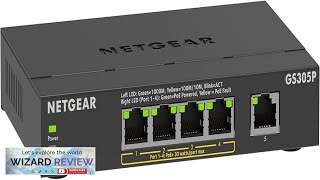 NETGEAR 5Port Gigabit Ethernet Unmanaged PoE Switch GS305P with 4 x Review [upl. by Ativoj]