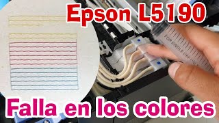 😁No imprime bien Epson L5190 aire en los dampers [upl. by Euqcaj]