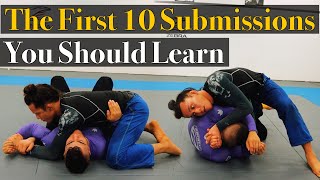 The First 10 Bjj Submissions You Should Learn [upl. by Lainahtan]