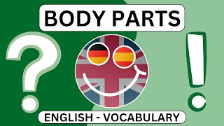 🇬🇧 Top 30 Body Parts  Learn English by Answering Questions  English for Beginners 🇬🇧 [upl. by Leay756]