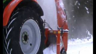 GLOBUS Snøfres GSF255 Snow Blower [upl. by Lledyr2]