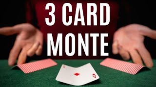 10 Levels of Sleight of Hand 3 CARD MONTE [upl. by Siul]