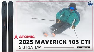 2025 Atomic Maverick 105 CTI Ski Review with SkiEssentialscom [upl. by Lisabeth704]