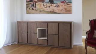 Credenza Moderna in Legno  Credenza Anna Rosa [upl. by Agon]