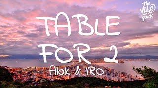 Alok amp IRO  Table For 2 Lyrics [upl. by Hnid]