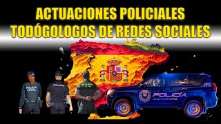 ACTUACIONES POLICIALES Y TODÓLOGOS de REDES SOCIALES [upl. by Cybill467]