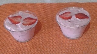 fresas con crema facil y rapido by angy [upl. by Armbruster475]