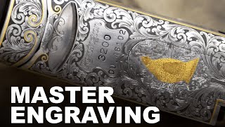 The Artistic Gun  Gun Engraving By Hand featuring Jesse Kaufman [upl. by Odnumyer]