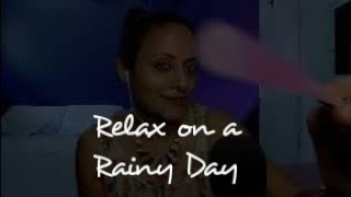 ASMR No Talking  Slow and Fast Face Tracing on a Rainy day [upl. by Kelcy]