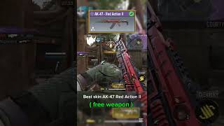 Best skin AK47 Red Action ll🔥 callofduty codm codmobilegameplay codmindonesia [upl. by Renckens]