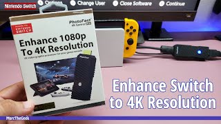 Enhance Switch to 4K Resolution 4K Gamer PRO [upl. by Eehc]