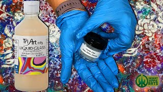 How to Create a Sparkly Finish Using TriArt Liquid Glass and Glass Glitter [upl. by Normi]