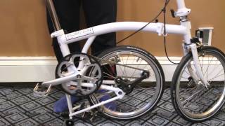 Brompton Folding Bike Kickstand [upl. by Anne-Corinne]