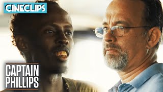 Captain Phillips The Pirates Threaten Crew Members Tom Hanks Movie 4k [upl. by Nissa]