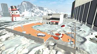 Franklin House Stuck in Snow in Indian Bike Driving 3D  Winter Mode [upl. by Daas]