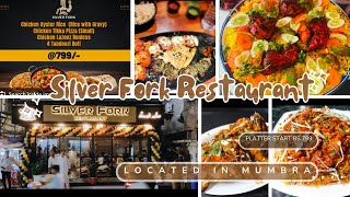 Non Veg Platter start Just Rs 799  Silver Fork Restaurant in Mumbra [upl. by Maillij]