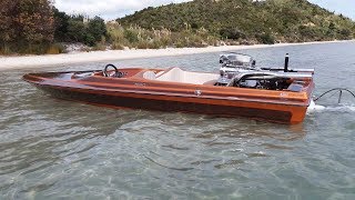 1978 Hallett Jet Boat  Supercharged BB Chevy with Als BlowersGarlits Carb Scoop [upl. by Weigle]