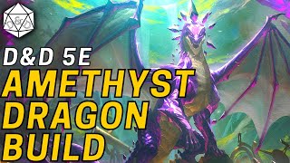 The Amethyst Dragon A Unique Fighter Sorcerer Multiclass Build  DampD 5e [upl. by Alair]