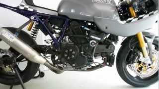 Ducati Sport 1000 Classic SILENT Exhaust 92 Hp 220 Kmh  see Playlist [upl. by Uhayile]