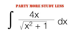 Integration Substitution  u substitution Example 1 [upl. by Aleb]