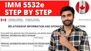 SPOUSE PR CANADA Sponsorship Evaluation and Relationship Questionnaire IMM 5532e Part A [upl. by Ykciv]