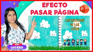 📖 EFECTO PASAR PÁGINA en Power Point  📒 Simular libro o cuento abierto  Miss Lucero [upl. by Odilia]