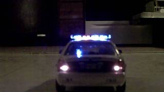 118 Scale Model Homemade Crown Victoria Police car with LED lights [upl. by Pulchi]