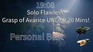 Solo Flawless Grasp of Avarice in 19 Minutes Echoes 1908 [upl. by Thury344]